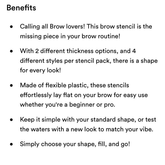 NYX Zero to Brow Stencils & Control Freak Gel, NIB, Brow Set - Picture 3 of 11